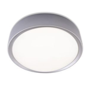 IP44 Waterproof LED Ceiling Light 15W - 4000K (CoolWhite) - DIA.330mm - Silver Grey