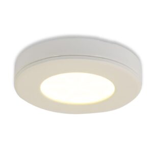 IP44防水防尘超薄形LED射灯 - 表面/嵌入式安装 - 6W - 4000K（冷白）- 白色