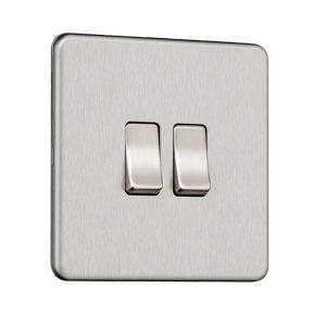 2G 2Way 10AX Plate Switch