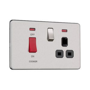 45A DP Cooker Control Unit with 13A Socket