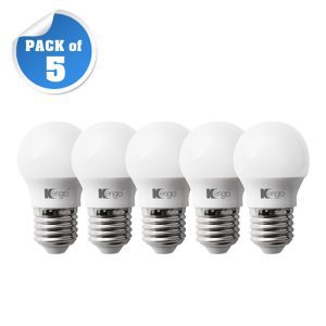 5.5W G45 LED Mini Globe Lamp E27 (Pack of 5)