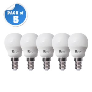 5.5W G45 LED Mini Globe Lamp E14 (Pack of 5)
